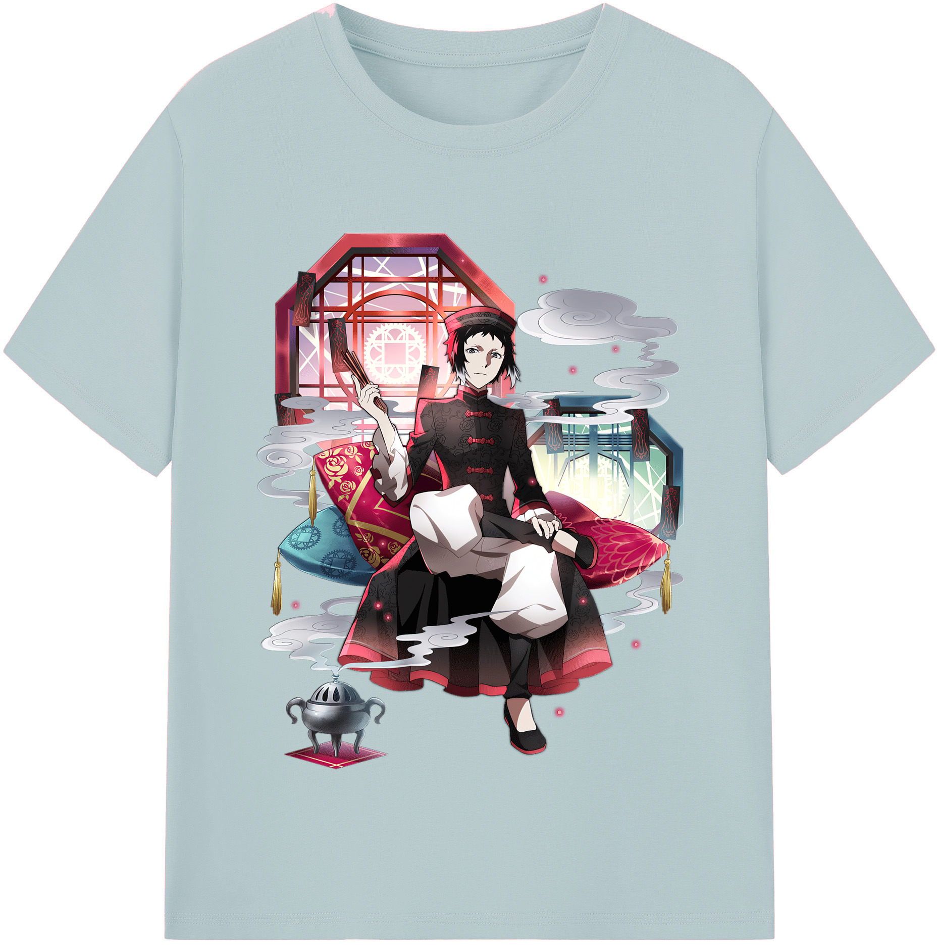 （画像用） 文豪ストレイドッグス Bungo Stray Dogs 綿100％半袖Tシャツ（フロントプリント）